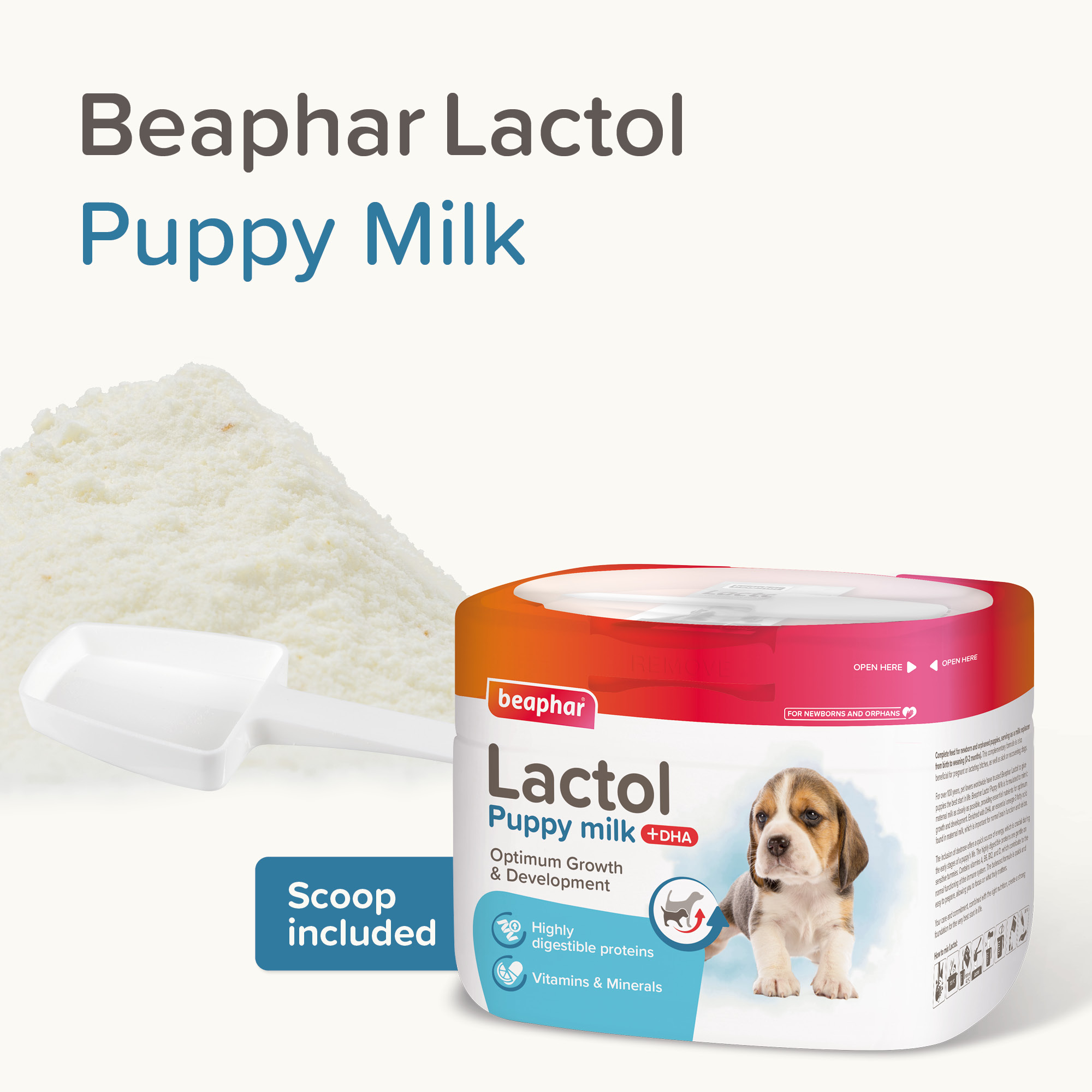 Beaphar Lactol Milk Replacer For Puppy 250g - Image 4