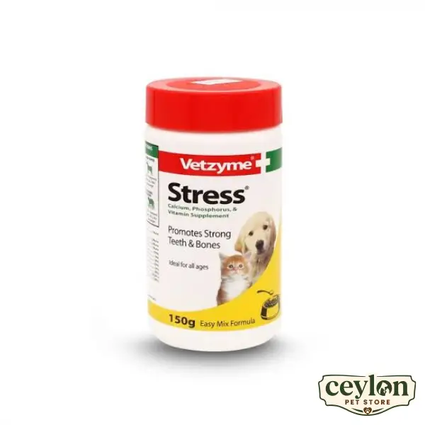 Vetzyme Stress Powder For Cats & Dogs 150g